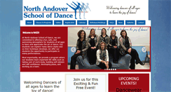 Desktop Screenshot of northandoverschoolofdance.com